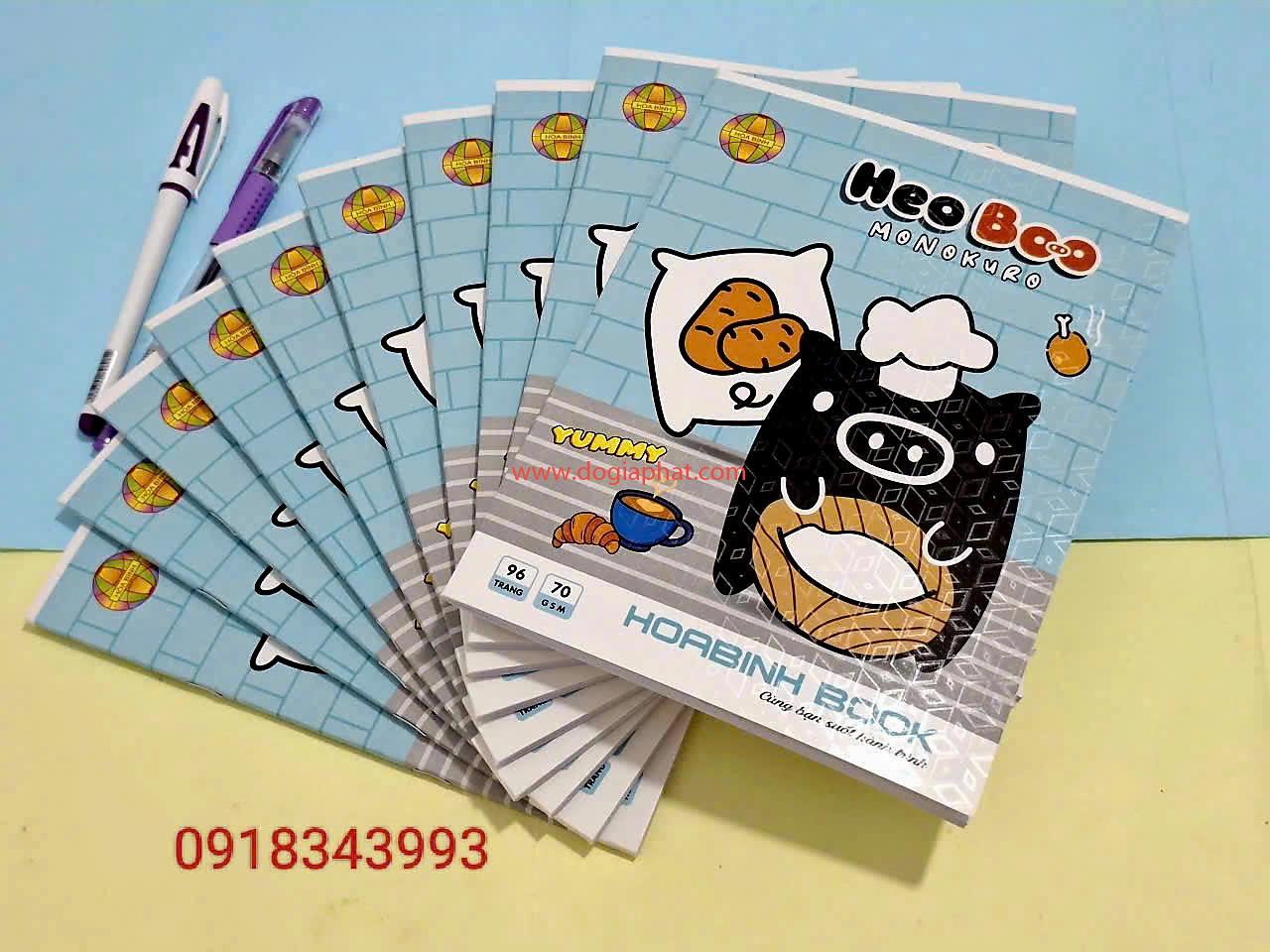 TẬP HEOBOO HB 70GSM 200 TRANG GIÁ SỈ 