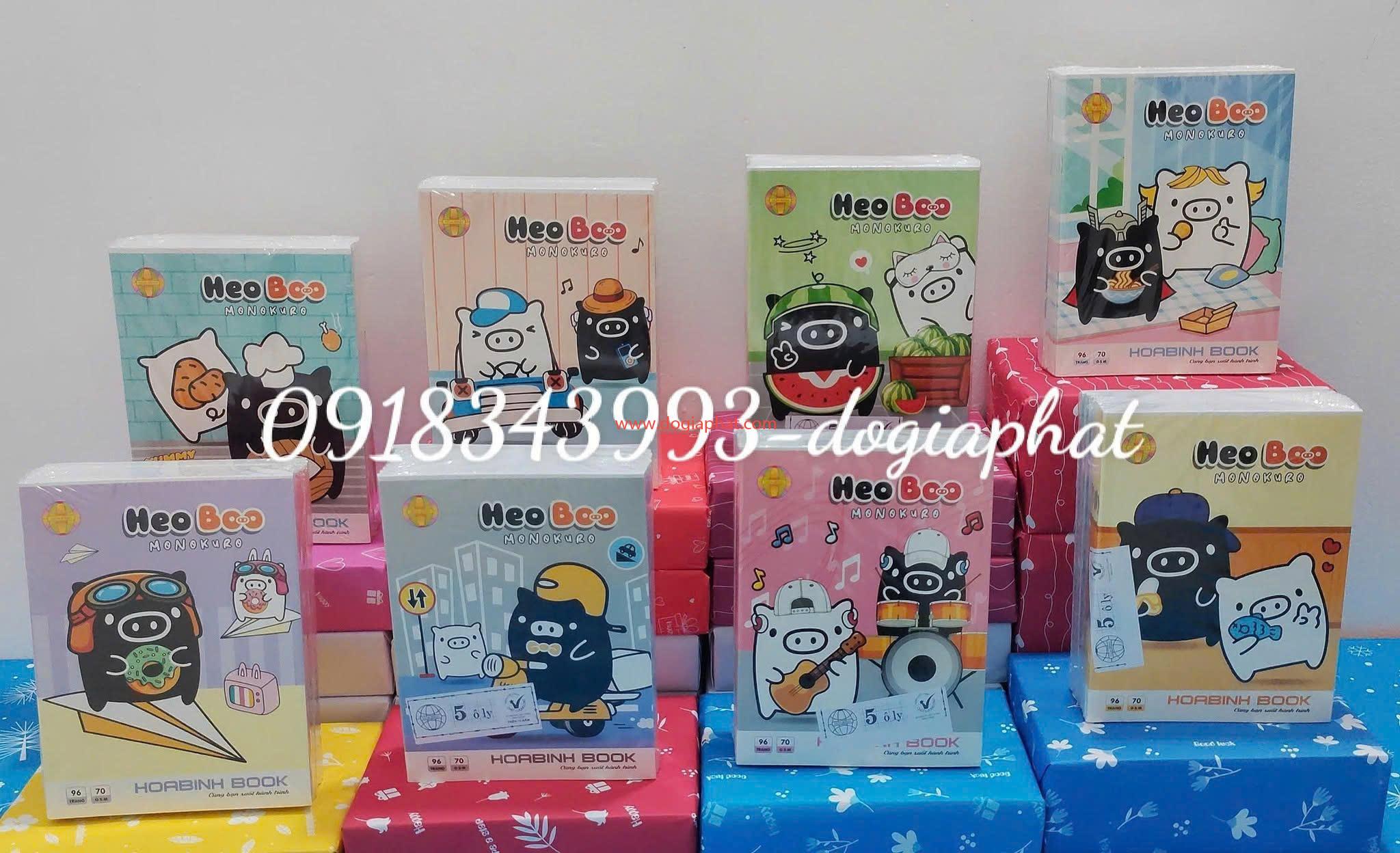 TẬP HEOBOO HB ĐL 70GSM 96T GIÁ SỈ 