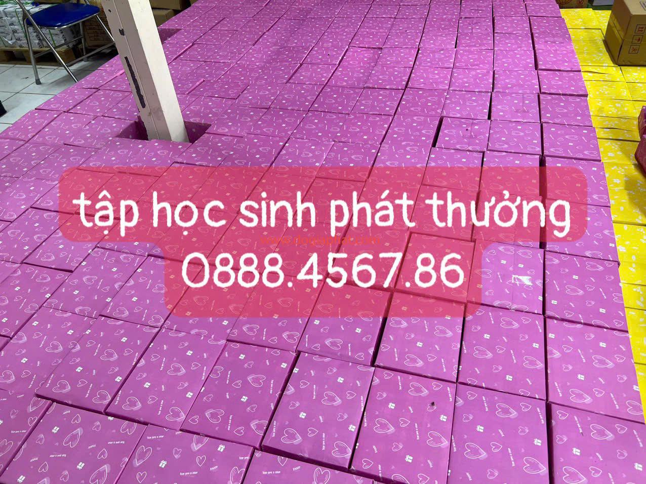 IN ẤN, SẢN XUẤT TẬP HỌC SINH THEO YÊU CẦU PHÁT THƯỞNG VÀ GÓI QUÀ GIÁ SỈ BAO VAT 
