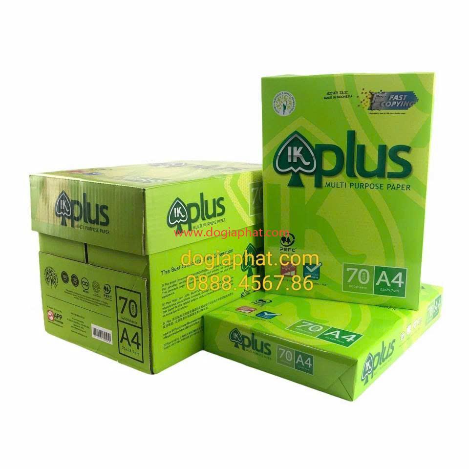 GIẤY IK PLUS A4 70 GIÁ SỈ BAO VAT 