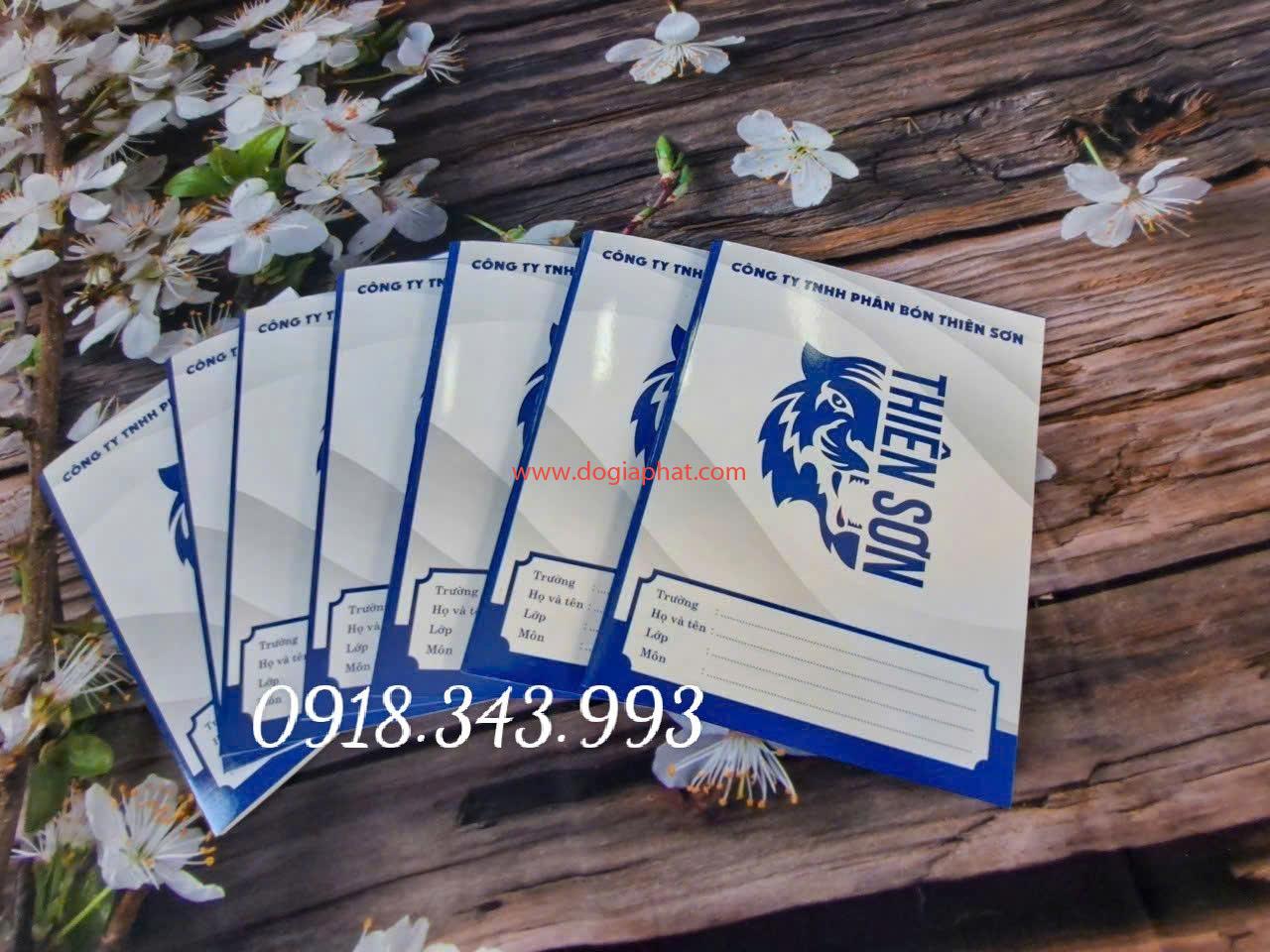 Sản xuất tập vở học sinh quảng cáo giá rẻ 